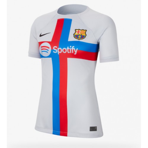 Barcelona Gerard Pique #3 kläder Kvinnor 2022-23 Tredje Tröja Kortärmad Barcelona Gerard Pique #3 kläder Kvinnor 2022-23 Tredje Tröja Kortärmad